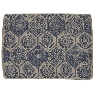 Mosaic Tile Printed Placemats - Blue Set Of 6 Park Designs - The Fox Decor